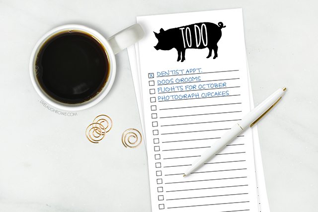 Sometimes lists are my only saving grace! This printable grocery list and to-do list aren't only cute, but they're lifesavers too. Grab yours at livelaughrowe.com