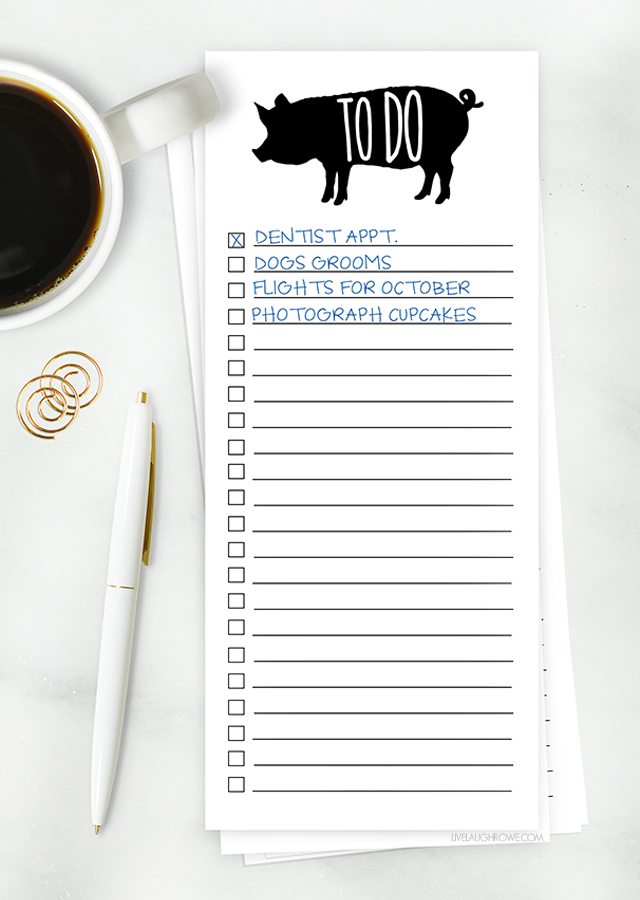 simple grocery list