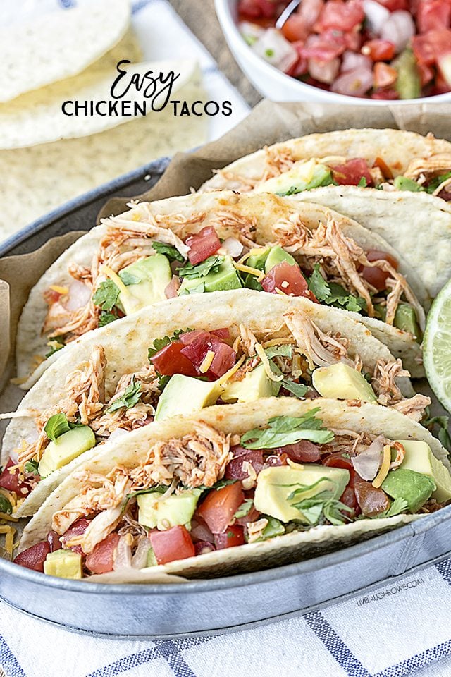 Shredded Chicken Tacos That Are Amazingly Easy And Delicious