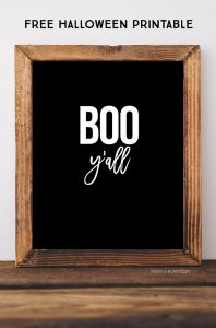 Boo Y'all Printables - Live Laugh Rowe