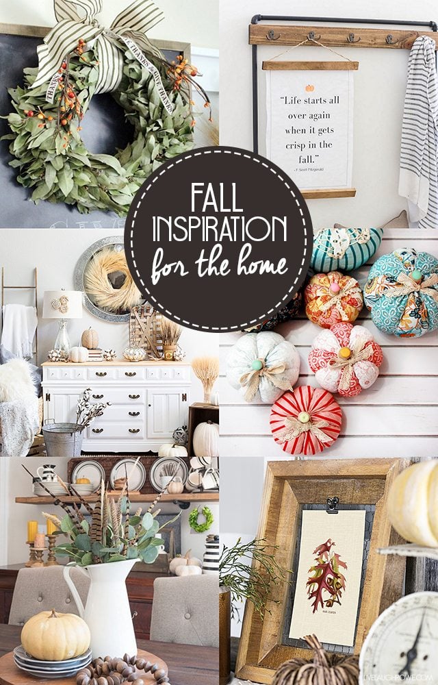 Awesome fall inspiration for the home! Check them out at livelaughrowe.com