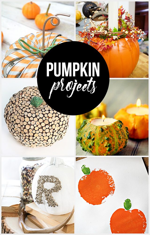 Festive Pumpkin Projects and Crafts to inspire you! livelaughrowe.com