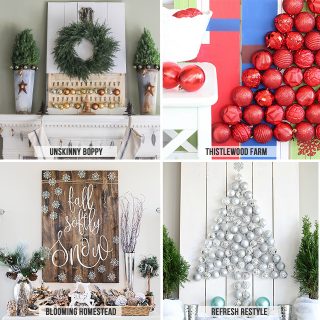 Simple and Rustic Shiplap Ornament Display | DIH Workshop