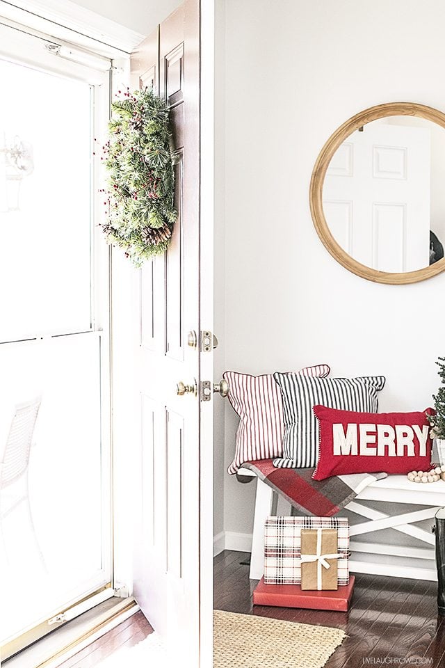Welcome to our home! Check out my Farmhouse inspired holiday entry! livelaughrowe.com