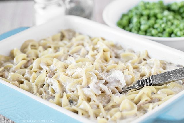 Simple, delicious and a family favorite! This Tuna Casserole recipe is a must-try. livelaughrowe.com