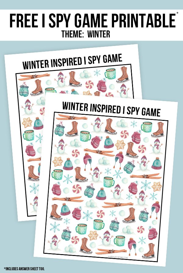 Winter I Spy Printable Live Laugh Rowe