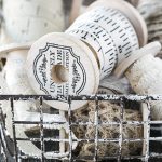 Vintage Wooden Ribbon Spool. These are lovely for storage, decor, photography props and more! livelaughrowe.com