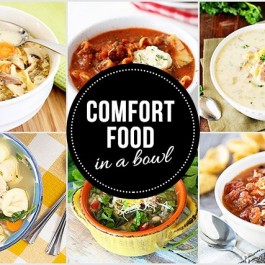 10+ Comfort Food in a Bowl -- recipes that are perfect for the cold, winter months. livelaughrowe.com