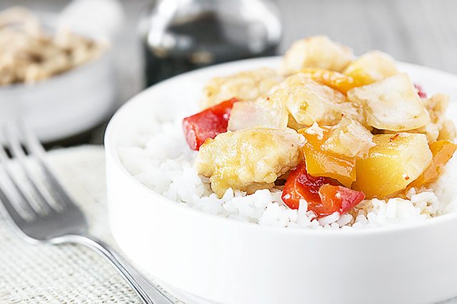 Skip the takeout and whip up this easy Pineapple Sweet and Sour Chicken! Serve with rice and dinner is served. livelaughrowe.com