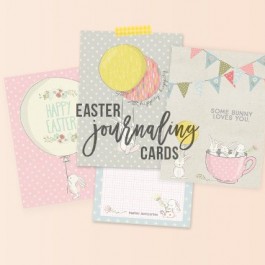 Darling Easter Journaling Cards! These free printables could also be used as gift tags, little Easter artwork, etc. livelaughrowe.com