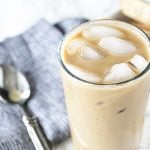 Homemade iced coffee that is perfectly flavored with light cream and light sugar. Grab the recipe at livelaughrowe.com