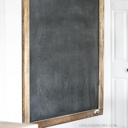 Awesome Oversized Chalkboard! Hanging in a kitchen, use for menu planning, reminders, grocery list and more. livelaughrowe.com