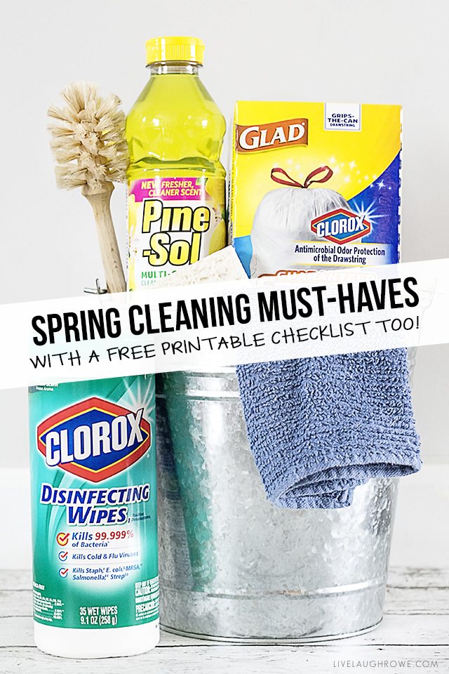 A fantastic resource! A printable Spring Cleaning Checklist that you can use year after year, with some great tips too. livelaughrowe.com