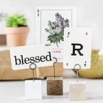 Simple, rustic memo and photo holder. Small enough to use just about anywhere too. Full tutorial at livelaughrowe.com