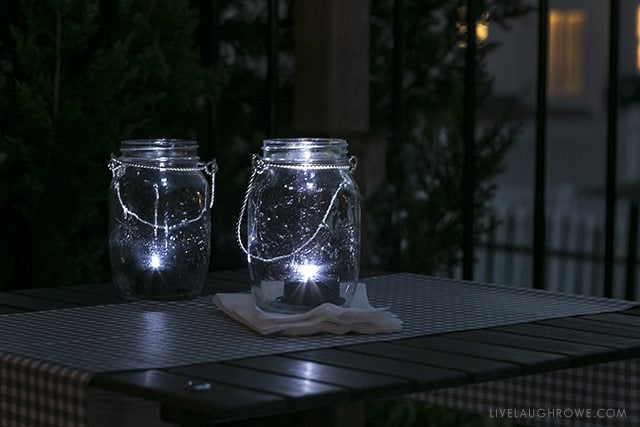 LED Mason Jar Inserts. livelaughrowe.com