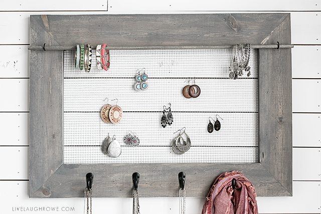 DIY Necklace Holder - Cleverly Inspired