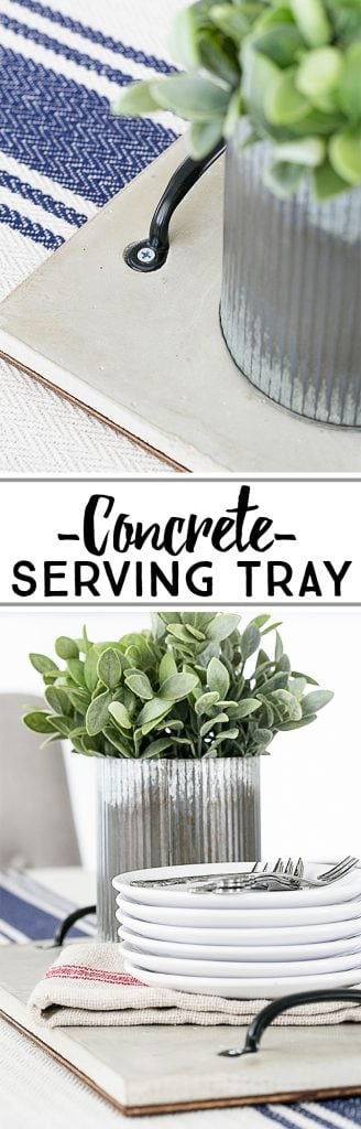 This Concrete DIY will have you serving up drinks, snacks and more on a cement serving tray! Industrial inspired, this tray would make a great decorative piece too. livelaughrowe.com