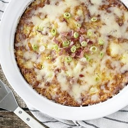 If you love quiche and bacon, you're in for a real treat with this Crustless Bacon Quiche from livelaughrowe.com.