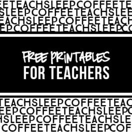 Four FREE printables for teachers -- inspirational and fun! If framed, these make great teacher gifts too. livelaughrowe.com