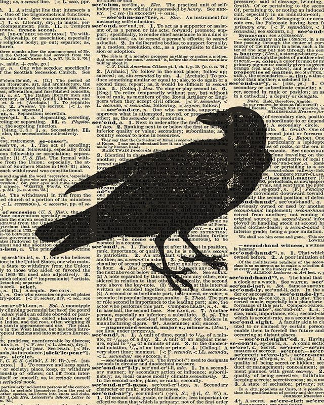 Add a simple halloween statement to your fall decor with this vintage inspired halloween crow printable. And free is always good! livelaughrowe.com