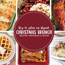Christmas Brunch ideas from fabulous food for your menu to entertaining! livelaughrowe.com