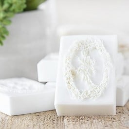 Learn how to make loofah soap -- it's super simple and makes a great gift! Tutorial at livelaughrowe.com