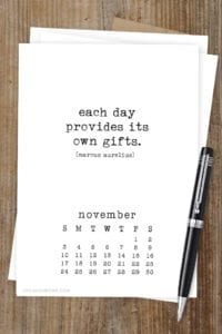 Free Printable Calendar with Inspirational Quotes that are sure to inspire!