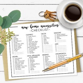 Moving into your first home or apartment? Buying a new home? This printable New Home Necessities Checklist is pretty handy. Print yours at livelaughrowe.com