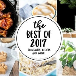 The Best of 2017 at livelaughrowe.com. From printables to recipes to dog treats, you're sure to be inspired.