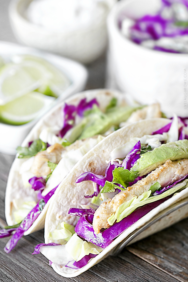 Whether you call them Skillet Chicken Tacos, Ranch Chicken Tacos or Chicken Tender Tacos -- this recipe will not disappoint! Paired with a tangy slaw and avocado, these tacos are packed with flavor. And did I mention easy? livelaughrowe.com