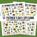 Looking for a St. Patrick's Day Activity for the kiddos? How about this I Spy Game printable? It comes with an answer sheet and answer key too! Print yours at livelaughrowe.com