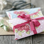 Two darling shabby chic pillow box printables. This box template is available in a pink and blue floral that is great for Mother's Day, birthdays, or just because! Print yours today at livelaughrowe.com
