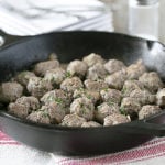 Weight Watchers friendly Italian Meatballs. Great for an appetizer, served with pasta or rice -- or even stirred into soup! Recipe at livelaughrowe.com