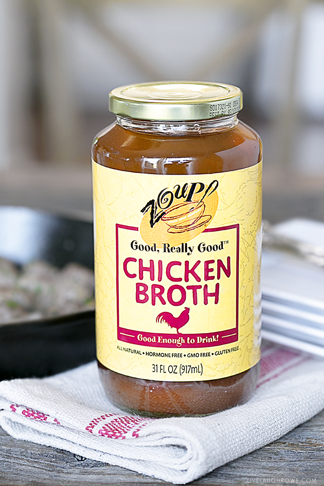 FIVE chicken broths were used in this taste test -- visit livelaughrowe.com to see who won!