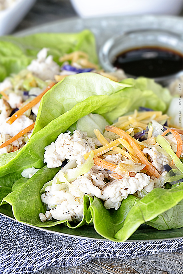 Looking for something a little lighter and brighter to eat? These Ground Turkey Lettuce Wraps are easy and delicious! A large portion coming in at only 6 Freestyle SmartPoints. Recipe at livelaughrowe.com