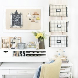 How to accomplish a Home Office Refresh in THREE easy steps -- and without breaking the bank! More at livelaughrowe.com