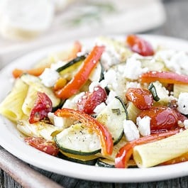 This meatless dish is simple, but has a distinctive sharp and tangy flavor from the rosemary and feta cheese. With less guilt and more flavor, this Weight Watchers recipe is sure to be a new favorite. Recipe at livelaughrowe.com