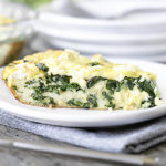 Need to use up some left over spinach? This Weight Watchers friendly Spinach and Feta Quiche is easy to make and great for breakfast, lunch or dinner. Recipe at livelaughrowe.com