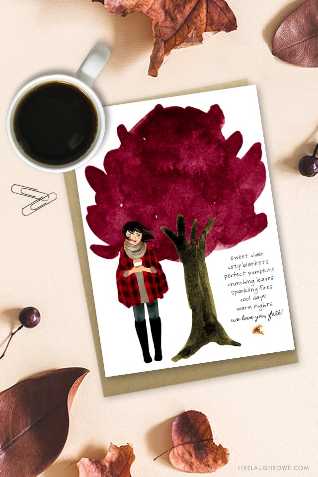 Fall fashion outlet illustration