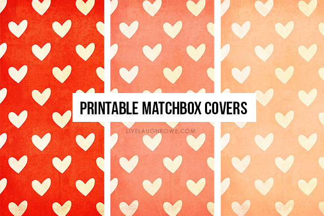 Celebrate Valentine's Day with two FREE printables! 20+ printable scripture cards plus darling valentine matchbox covers. Pair the two and you have a sweet gift idea for mom, dad, friends, classmates and more! Print yours at livelaughrowe.com