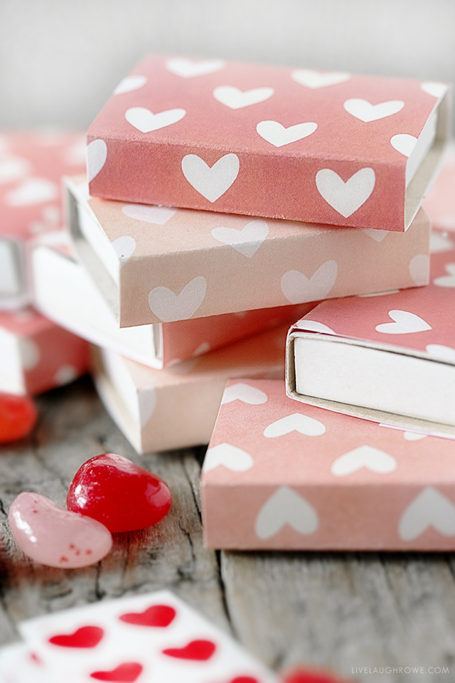 Celebrate Valentine's Day with two FREE printables! 20+ printable scripture cards plus darling valentine matchbox covers. Pair the two and you have a sweet gift idea for mom, dad, friends, classmates and more! Print yours at livelaughrowe.com