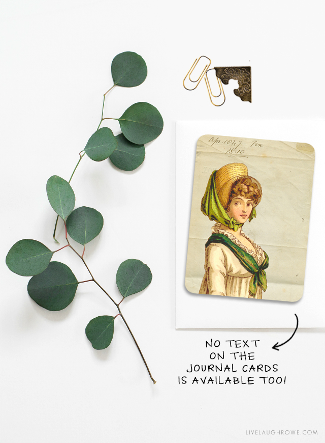 Vintage inspired St. Patrick's Day Cards that are great for journaling, place settings and/or gift tags! What are you waiting for? Head to livelaughrowe.com and print yourself a set!