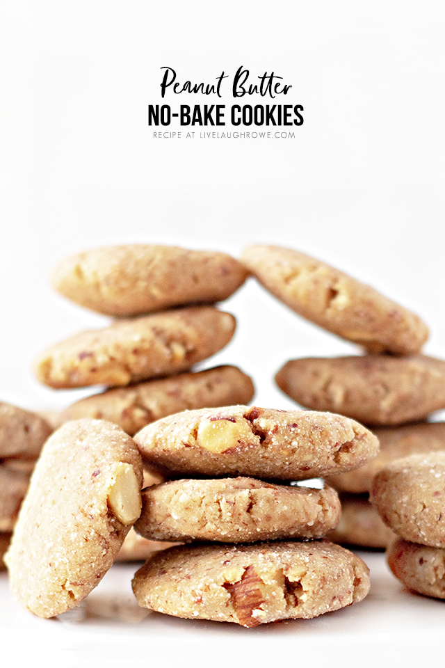 These Keto Peanut Butter No-Bake Cookies are a sweet and peanut buttery delicious low-carb snack. You can't beat a recipe that can be made in 10 minutes either! Recipe at livelaughrowe.com