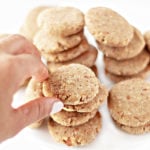 These Keto Peanut Butter No-Bake Cookies are a sweet and peanut buttery delicious low-carb snack. You can't beat a recipe that can be made in 10 minutes either! Recipe at livelaughrowe.com