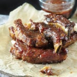 Forget the hamburgs and hot dogs, these Sweet BBQ Oven Baked Baby Back Ribs are sure to be the star of the show! Baking them in the oven keeps them simple — and the sauce is perfection. Recipe at livelaughrowe.com