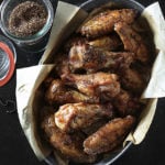 Plated Smoked Chicken Wings
