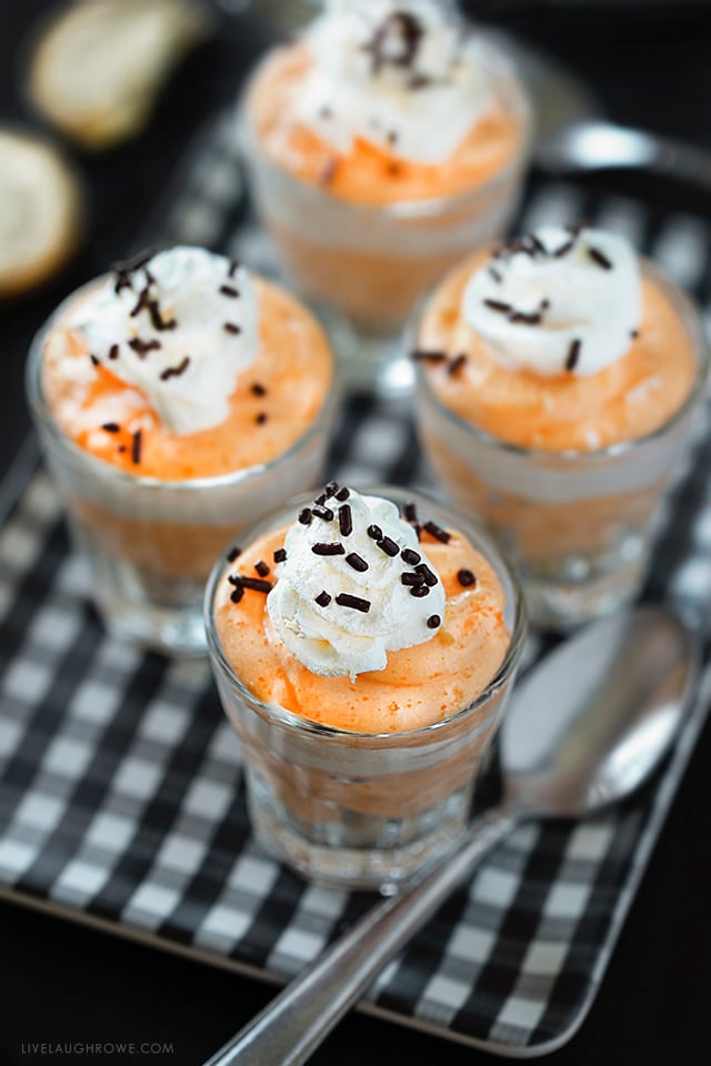 Halloween Dessert with Orange Creamsicle Filling