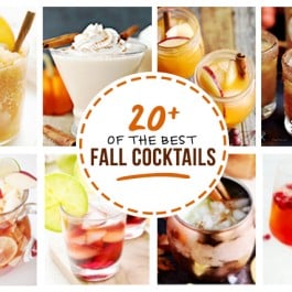 Collage of Fall Cocktail Photos