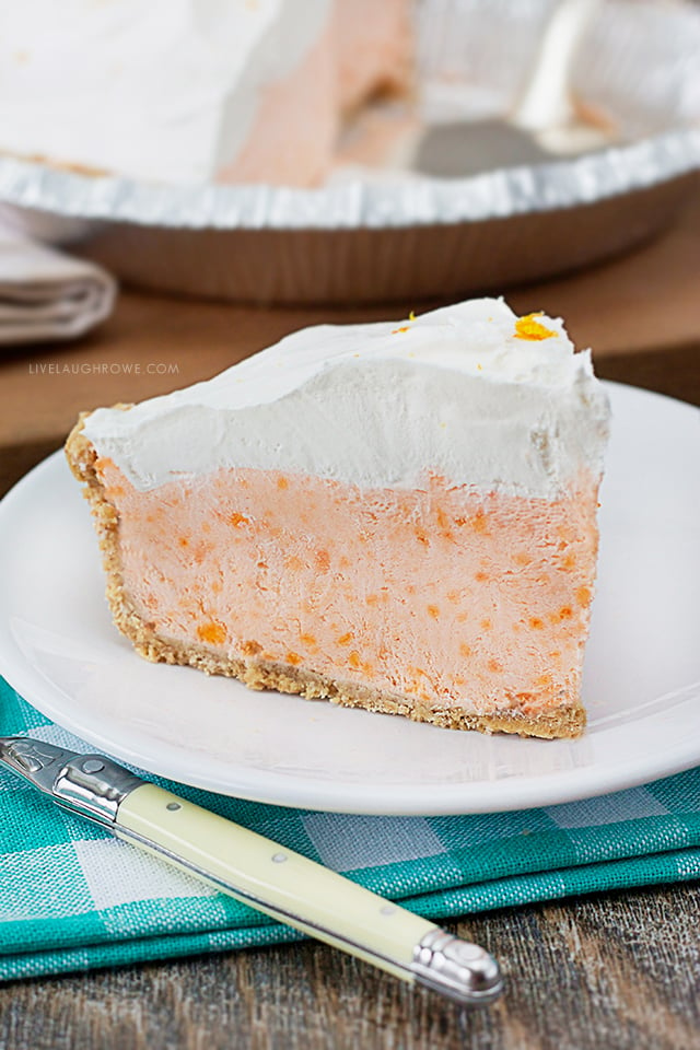 Delicious Slice of Creamsicle Pie