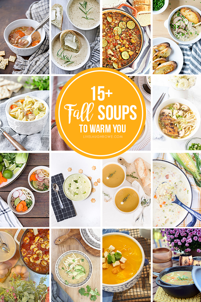 Collage of Soup Pictures. Crockpot Chicken Noodle Soup
